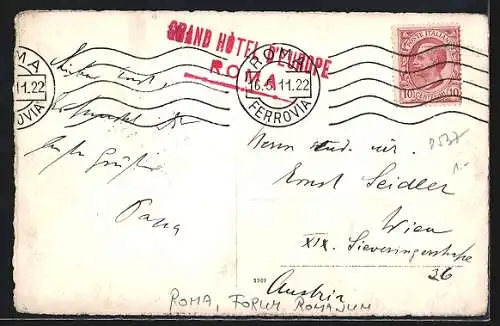 AK Roma, Forum Romanum