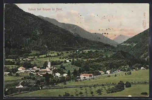 AK Vahrn bei Brixen, Panorama mit Kirche