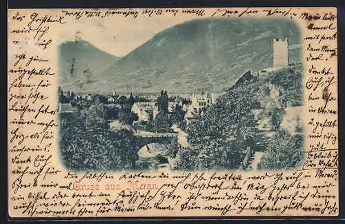 AK Meran, Teilansicht mit Turm