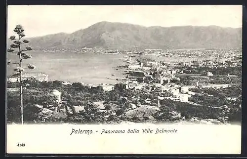 AK Palermo, Panorama dalla Villa Belmonte