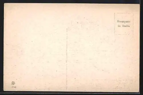 AK Orvieto, I ruderi della Rocca in basso la Stazione