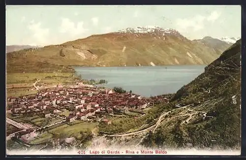 AK Riva /Lago di Garda, Panorama e Monte Baldo