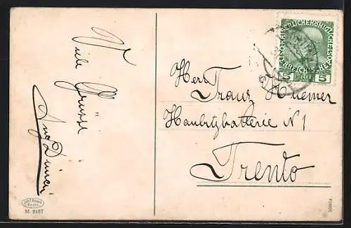 AK Cortina d`Ampezzo, Teilansicht gegen die Tofana