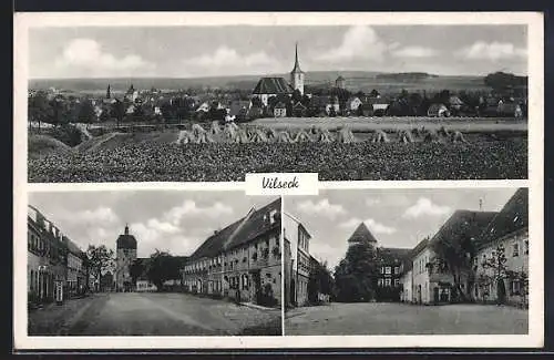 AK Vilseck, Ortsansicht, Strassenpartie mit Gasthaus