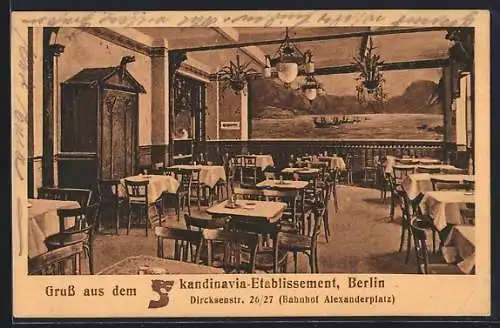 AK Berlin, Skandinavia-Etablissement, Dircksenstr. 26/27