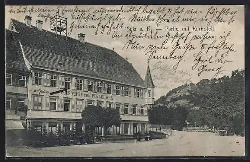 AK Sulz a. N., Gasthof und Kurhotel Zum Waldhorn