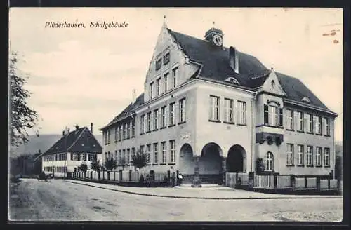AK Plüderhausen, Blick auf das Schulgebäude