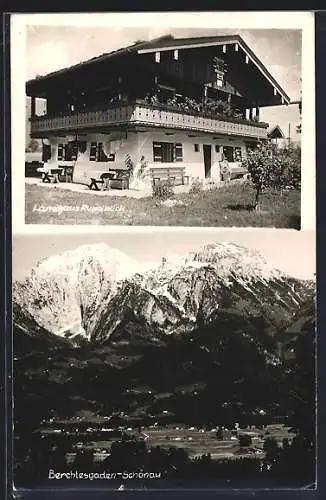 AK Berchtesgaden-Schönau, Gasthaus Rundblick