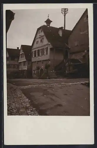 Foto-AK Beinstein, Blick auf das Rathaus