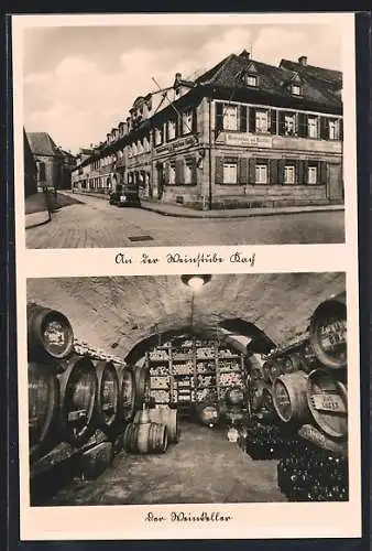 AK Erlangen, Gasthaus Weinstube Kach