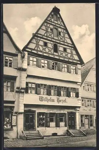 AK Dinkelsbühl, Wilhelm Hezels Haus