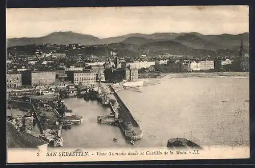 AK San Sebastian, Vista Tomada desde et Castillo de la Mota