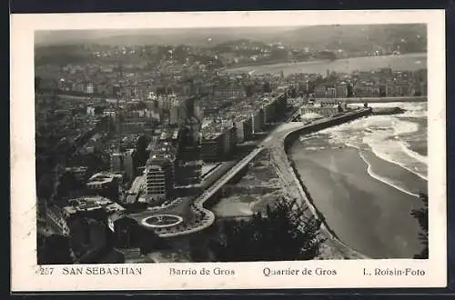 AK San Sebastian, Barrio de Gros, Quartier de Gros