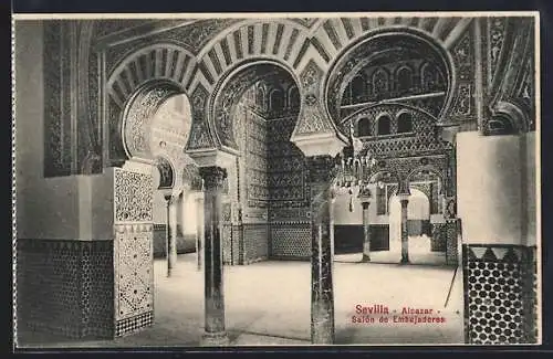 AK Sevilla, Alcazar, Salón de Embajadores