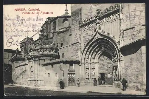 AK Murcia, Catedral, Puerta de los Apóstoles