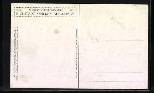 AK Eichstädt vor dem Ausmarsch
