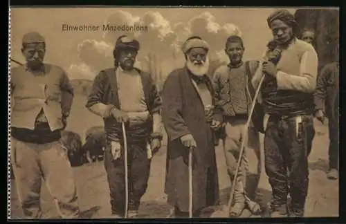 AK Mazedonien, lokale Einwohner