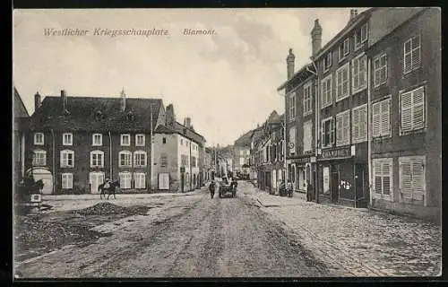 AK Blamont, Strassenansicht