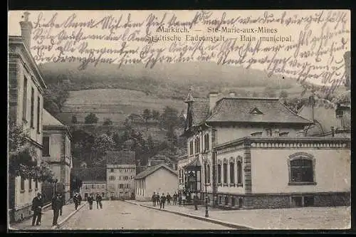 AK Markirch /Ste-Marie-aux-Mines, Städtische Badeanstalt