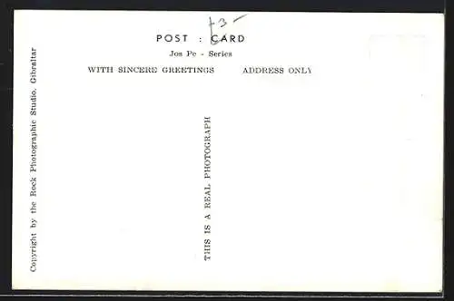 AK Gibraltar, South East View of the Rock