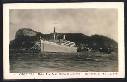 AK Gibraltar, Orient Line S. S.-Orion