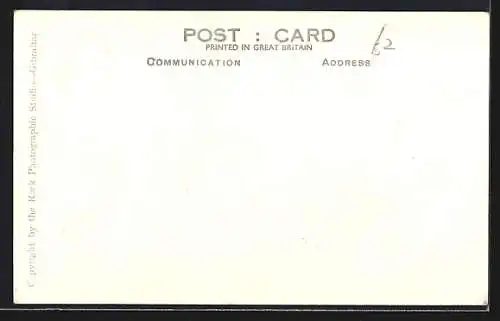 AK Gibraltar, Eye View of Town & Harbour