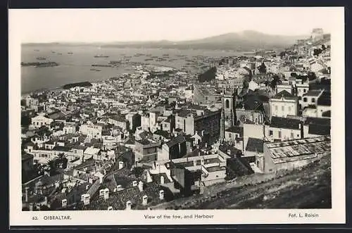 AK Gibraltar, View of the town and Harbour