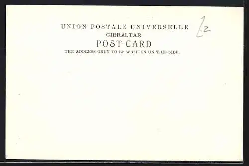 AK Gibraltar, The Monument of the Duke of Wellington, Denkmal