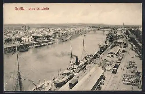 AK Sevilla, Vista del Muelle, Schiffe