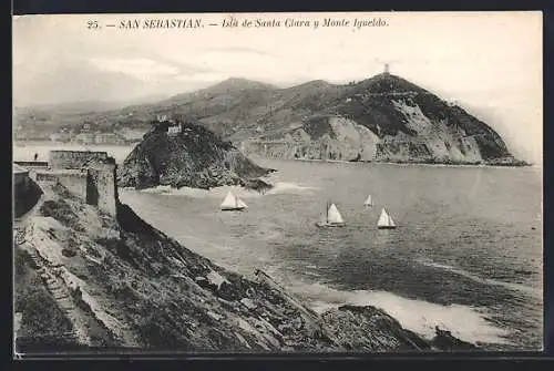 AK San Sebastian, Isla de Santa Clara y Monte Igueldo