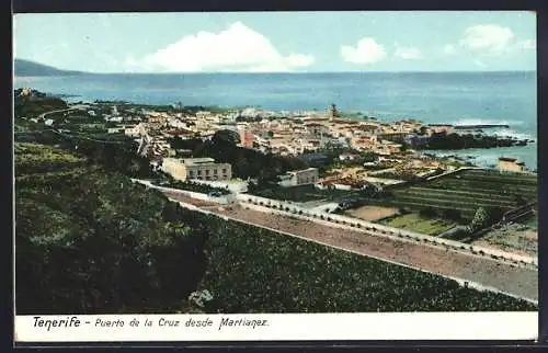AK Puerto de la Cruz, desde Martianez, Gesamtansicht