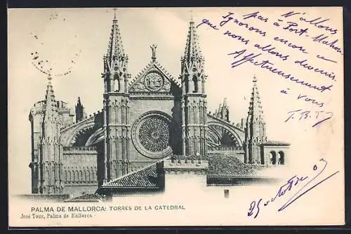 AK Palma de Mallorca, Torres de la Catedral