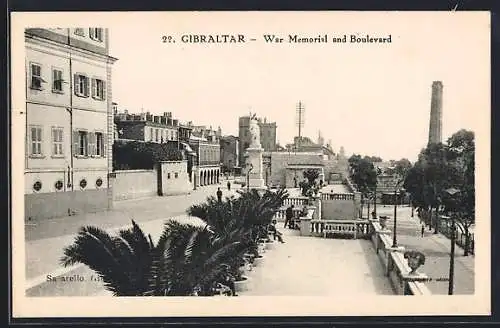 AK Gibraltar, War Memorial and Boulevard
