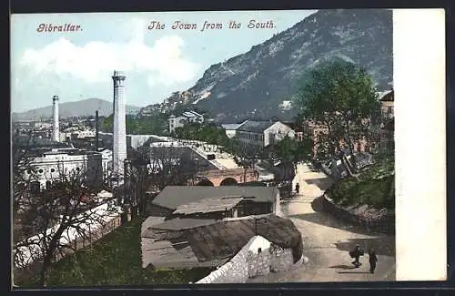 AK Gibraltar, The Town from the South