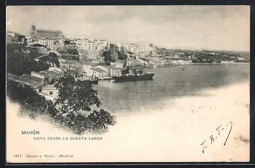 AK Mahón, Vista desde la Cuesta Larga