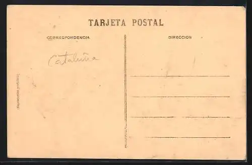 AK Barcelona, Palacio de la Mutualidad, Detaile de la fachada