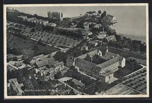 AK Münsterlingen, Das Kantonsspital aus der Vogelschau