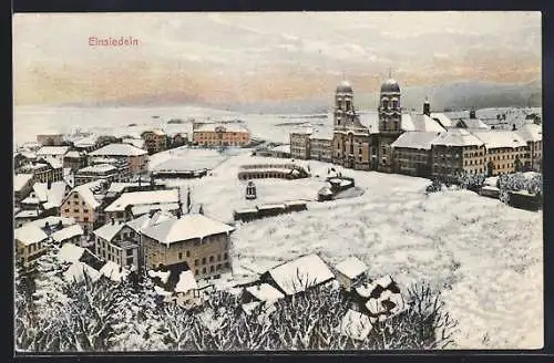 AK Einsiedeln, Kloster im Winter