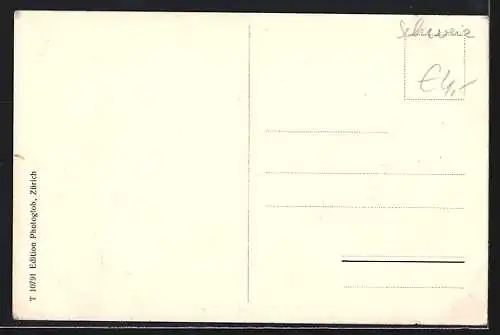 AK Melchthal, Teilansicht mit Bergen