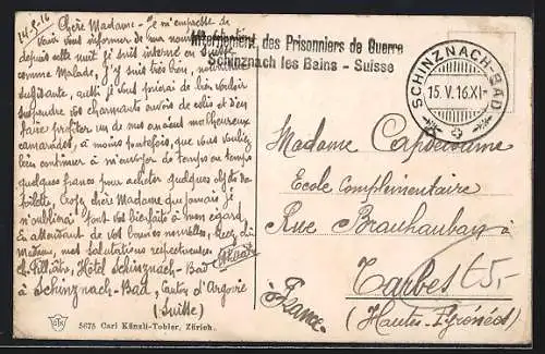 AK Habsburg, Burg von Südwesten
