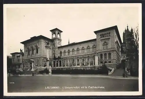 AK Lausanne, L`Université et la Cathédrale