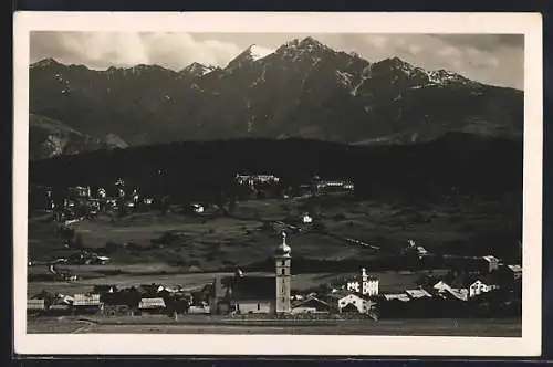 AK Waldhaus-Flims, Gesamtansicht mit Kirche
