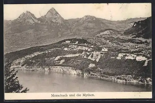 AK Morschach, Panorama und die Mythen