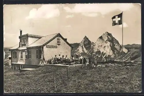 AK Stoos /SZ, Berggasthaus Fronalpstock mit Mythen