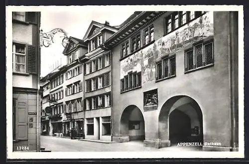 AK Appenzell, Rathasu mit Strassenpartie