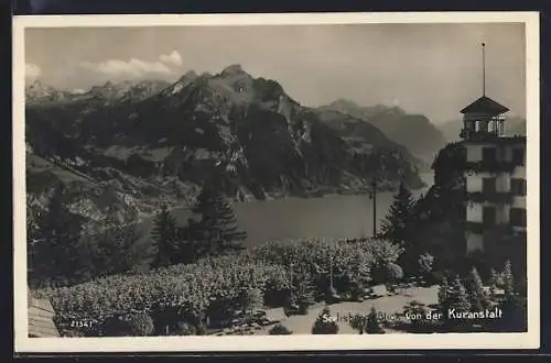 AK Seelisberg, Blick von der Kuranstalt