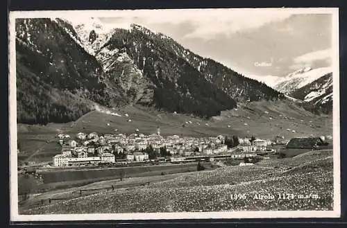 AK Airolo, Teilansicht mit Cadlino