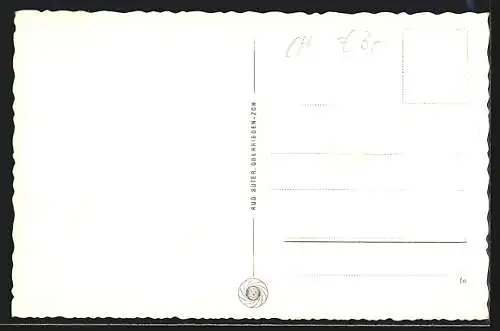 AK Klausenpass, Hotel Klausen-Passhöhe mit Claridenstock