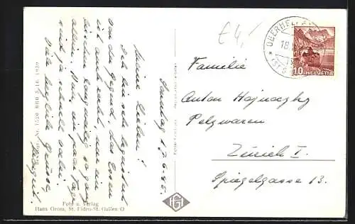 AK Oberhelfenschwil /Togg., Teilansicht mit Kirche