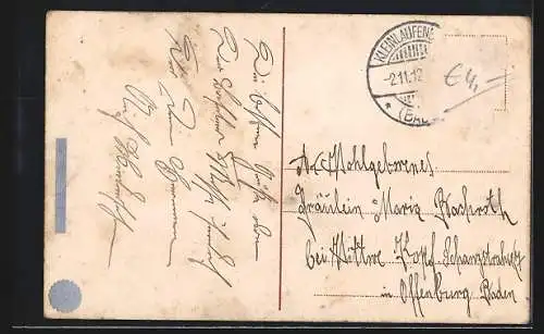 Passepartout-AK Basel, Münster mit Pfalz, Dampfer, versch. Wappen der Kantone